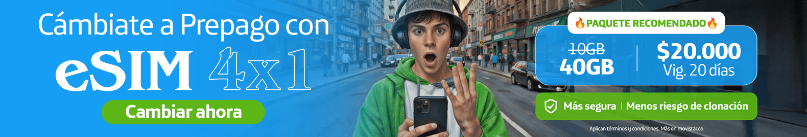 Movistar Prepago 4x1